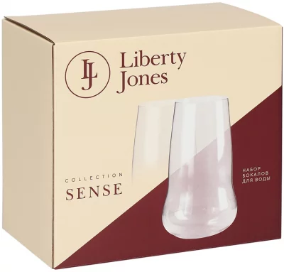 Набор из двух бокалов для воды Sense 590 ml 8