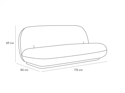 Диван Pacha 176X86X69 CM 3
