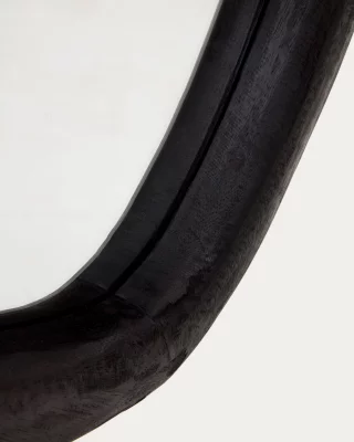 Зеркало Magrit из массива древесины мунгур с черной отделкой 60X110 CM 4