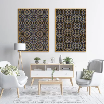 Диптих на холсте Roman Mosaic 75X105 / 75X105 CM 4
