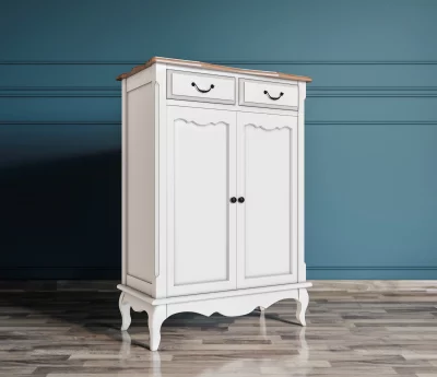 Комод Леонтина на 2 ящика 2 дверцы 75X40X110 CM 3
