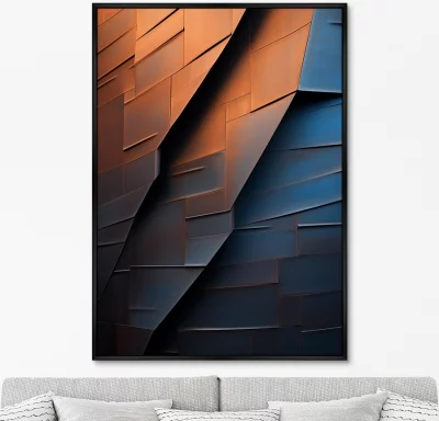 Постер на холсте Form light and shadow 75X105 CM 6