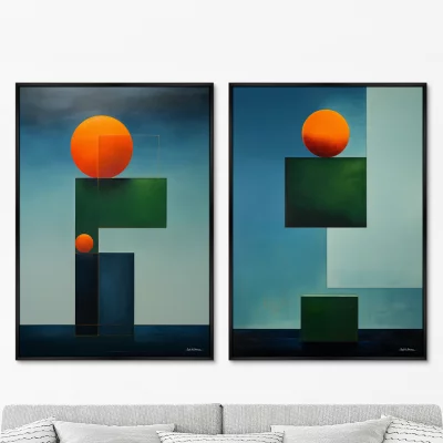 Набор из двух постеров на холсте Will you marry me 75X105 / 75X105 CM 8