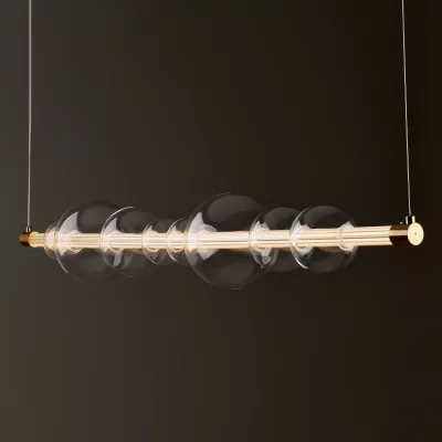 Подвесной линейный светильник Глазурь Modern 108X15X165 CM 6