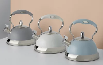 Чайник со свистком Living 2.5 L кремовый 10