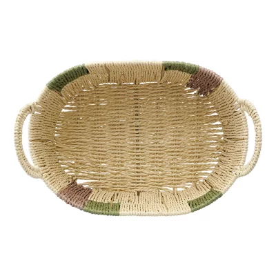Корзина плетеная овальная bodhran nature из коллекции ethnic, размер s 4