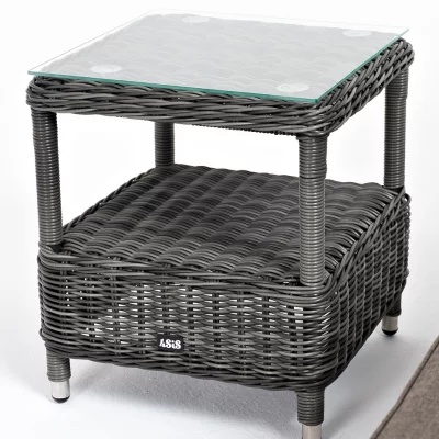 Комплект шезлонг со столиком Рим 199X66X31 / 45X45X52 CM 6