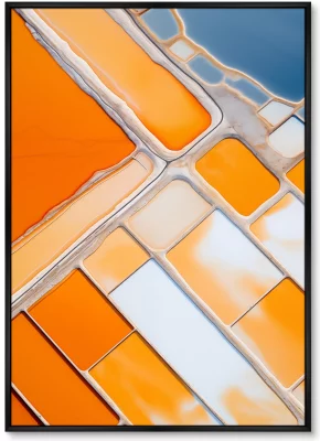 Набор из двух постеров на холсте Salt lakes 75X105 / 75X105 CM 3