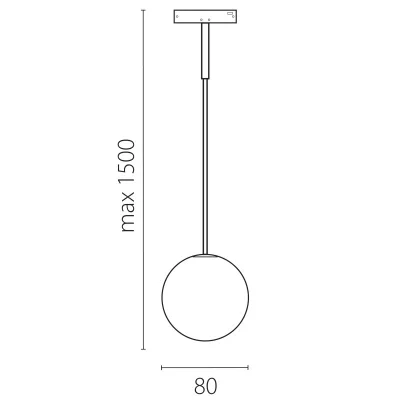 Подвесной светильник Linea 8X8X15 CM 4