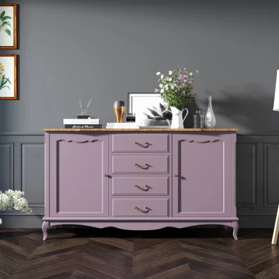 Комод Leontina lavanda 160X42X91 CM 5