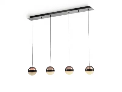 Подвесной светильник Orbes 4L черный хром 90X12X12 CM 12