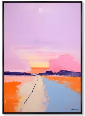 Набор из двух постеров на холсте Purple and Pink 75X105 / 75X105 CM 3