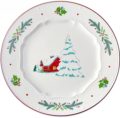 Набор из четырёх тарелок Nordic Winter Ø23 CM 7