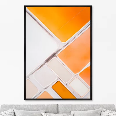 Постер на холсте Salt lakes 75X105 CM 6