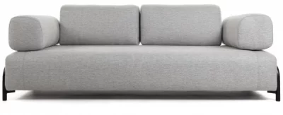 Кушетка трансформер Compo 232X98X82 CM серого цвета 4
