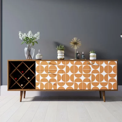 Комод с бутылочницей Berber 180X40X70 CM 4