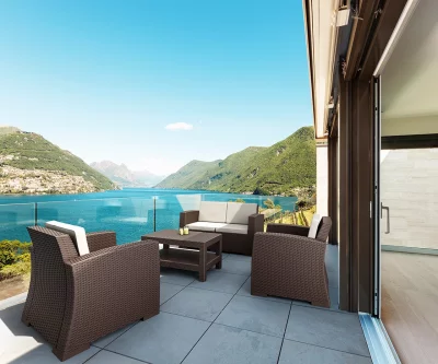 Диван пластиковый плетеный Monaco Lounge 140X79X79 CM 5