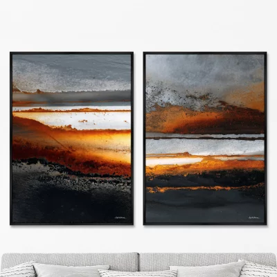 Набор из двух постеров на холсте A storm of Mist 75X105 / 75X105 CM 8