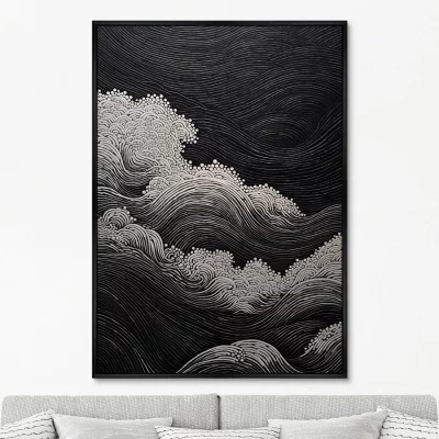 Постер на холсте Restless ocean 75X105 CM 6