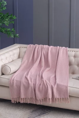 Хлопковый плед-покрывало 152X127X1 CM 4