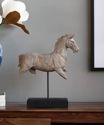 Декоративный элемент Archaeology Horse 36X11X43 CM 9