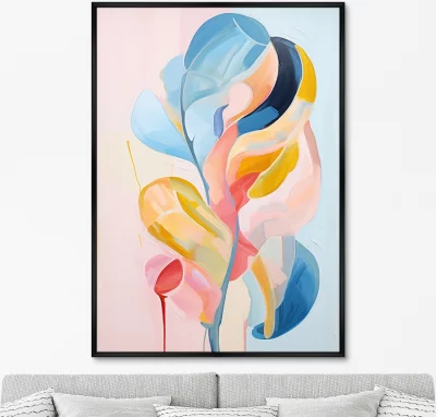 Постер на холсте Flower lollipops 75X105 CM 6