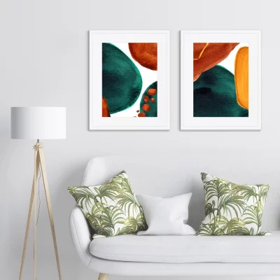 Набор из двух постеров Forms and colors 42X52 / 42X52 CM 4
