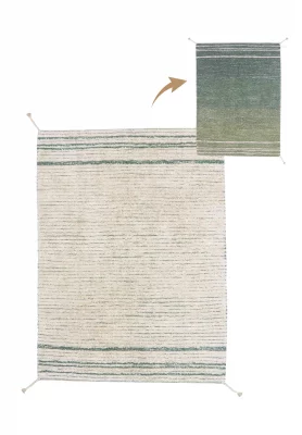 Хлопковый двусторонний ковёр Vintage 120X160 CM 10
