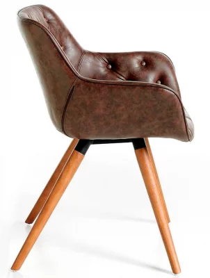Стул с ножками из массива ясеня Fresno F 65X46X78 CM 3