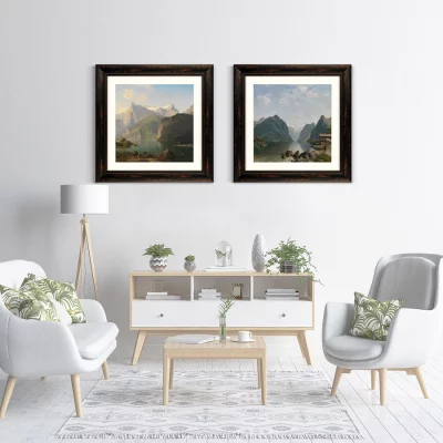 Диптих Fjord landscape 61X61 / 61X61 CM  5