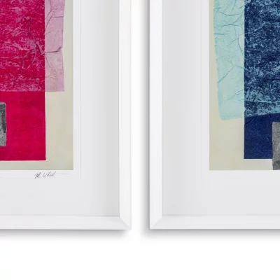 Комплект из двух постеров в раме Paper Colorfields Michael Willett 74X89 / 74X89 CM 6