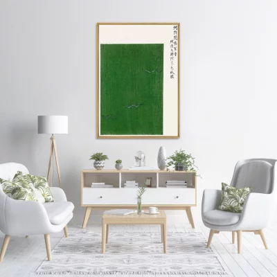 Репродукция картины Seagulls from Yatsuo no tsubaki 75X105 CM 3