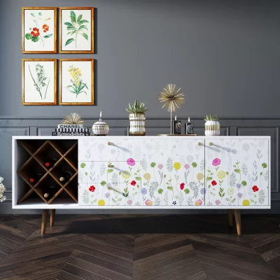 Комод с бутылочницей Berber 180X40X70 CM 4