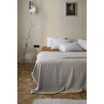 Простыня из сатина Meditation Caramel 240X270 CM 7