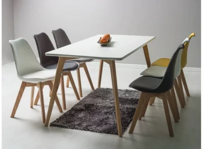 Комплект из 2 стульев Eames Bon серый 49X54X84 CM 9