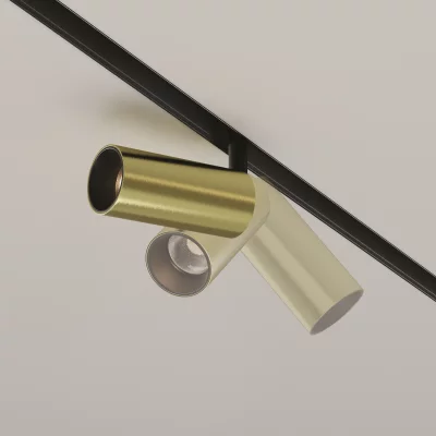 Трековый светильник Focus LED черный/золотой 17