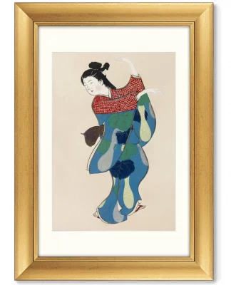 Набор картин Dancers from Momoyogusa Flowers 51X71 / 51X71 / 51X71 CM 5