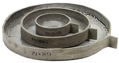 Блюдо из керамического цемента FCK Ø32 CM 3