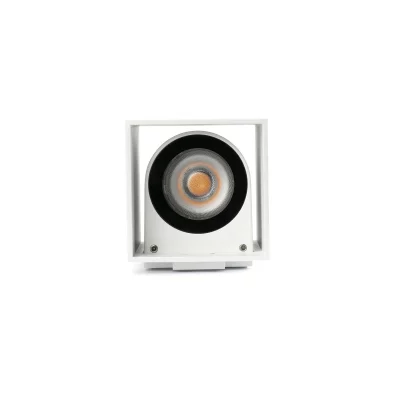 Уличный настенный светильник KOV квадратный белый LED 6W 2700K 34° 10,8X8,7X8 CM 3
