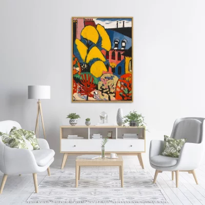 Репродукция картины на холсте Trees 75X105 CM 3