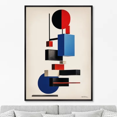 Постер на холсте Geometric Rider 75X105 CM 6