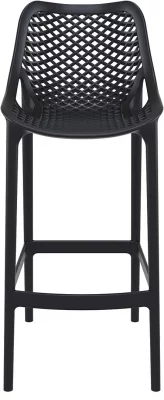 Стул пластиковый барный Air 45X53X105 CM чёрный 4