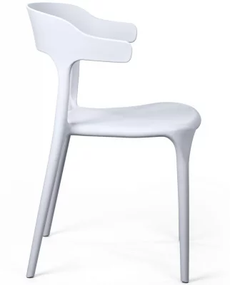 Стул Leo 50X52X76 CM белый 3