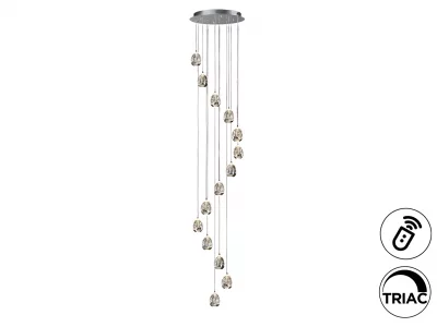 Большая хромированная люстра Rocio 50X270 CM 4