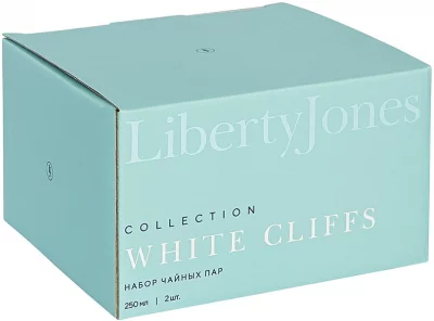 Набор из двух чайных пар White Cliffs 250 ml 6