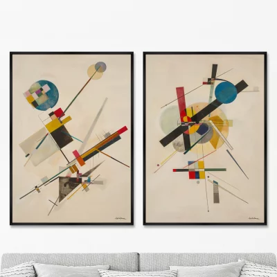 Набор из двух постеров на холсте Sport 75X105 / 75X105 CM 8