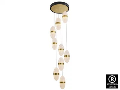 Подвесной светильник Garden 9L черный/бронзовый 50X50X150 CM 19