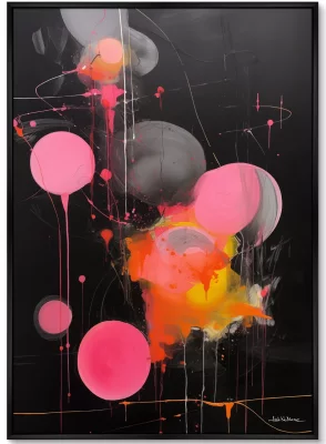 Набор из двух постеров на холсте Universe planetary motion 75X105 / 75X105 CM 3