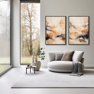 Набор из двух постеров на холсте Spring 75X105 / 75X105 CM 4