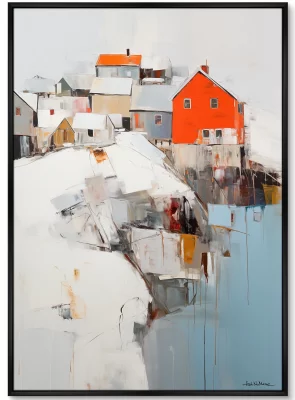 Набор из двух постеров на холсте At the very edge 75X105 / 75X105 CM 3